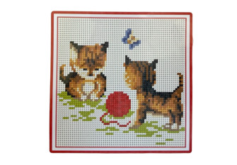 Embroidery kit Kittens