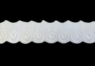 Cotton lace 50mm White