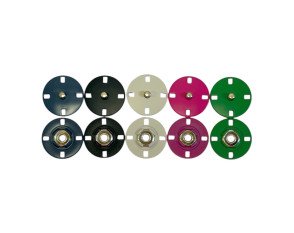 Stitched metal stamps 22mm | 5 colours