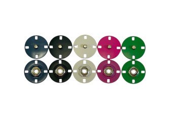 Stitched metal stamps 22mm | 5 colours