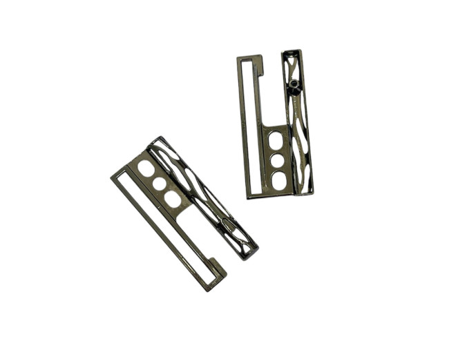 Belt clip 50mm Tinted nickel pigiau