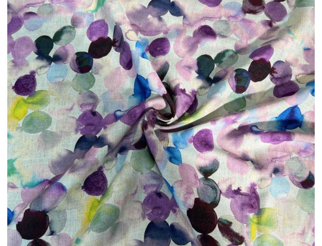 Linas su viskoze Violetinės dėmės