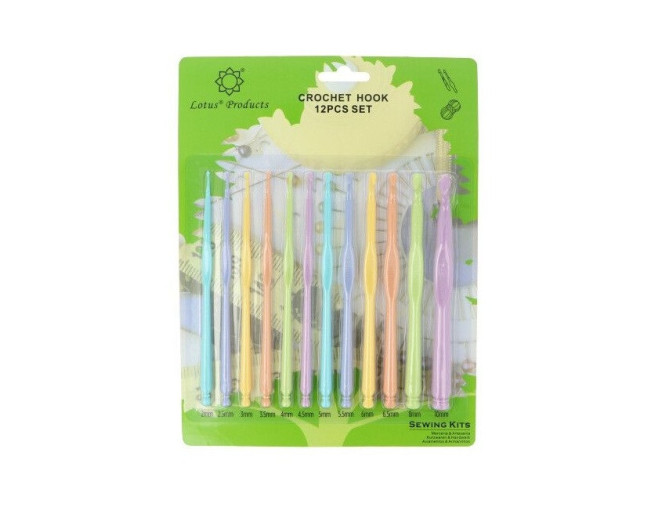 Plastikinių vąšelių rinkinys 12vnt