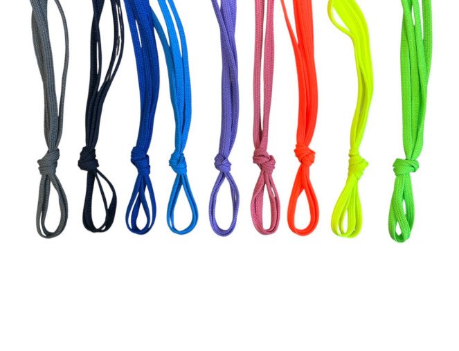 Medvilniniai plokšti batraiščiai 120cm | 9 spalvos