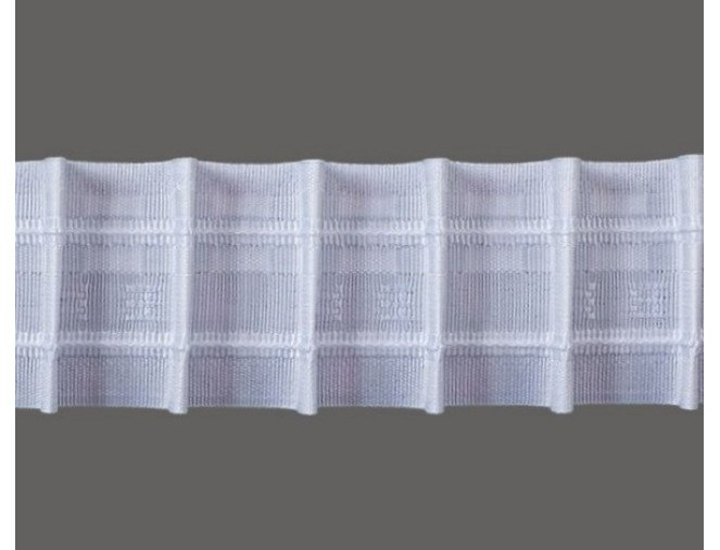 Užuolaidų juostelė 50mm Balta