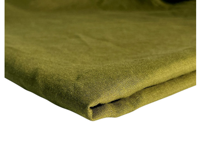 Wide linen fabric Olive | Width 2,83m