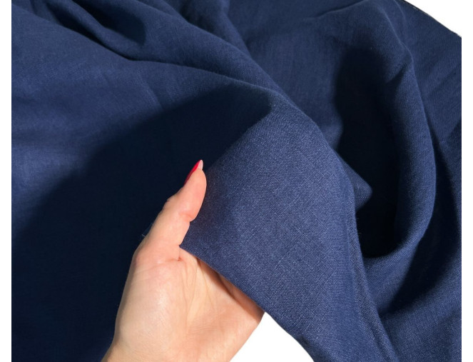 Padded linen Dark blue pigiau