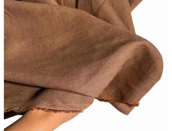 Soft linen Light brown internetu