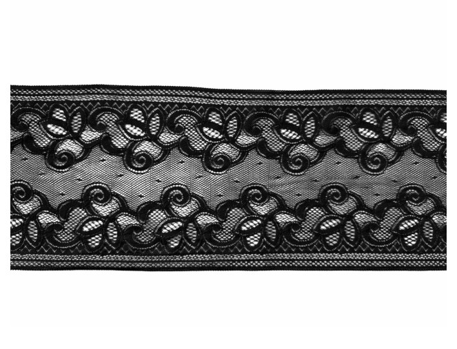 Elastic lace 90mm | Black