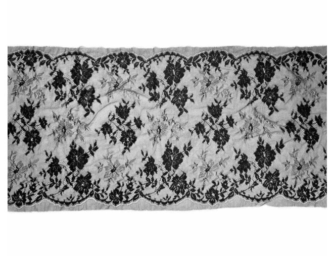 Elastic lace 90mm | Black