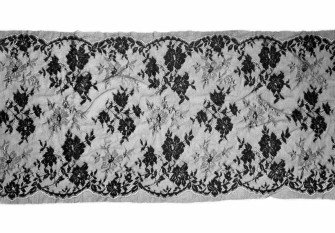 Elastic lace 90mm | Black
