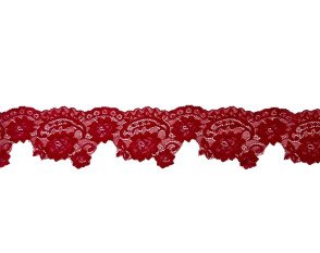 Elastic lace 90mm | Black Elastic lace 90mm | Black