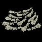 Applique Fine flower branches | 2 colours