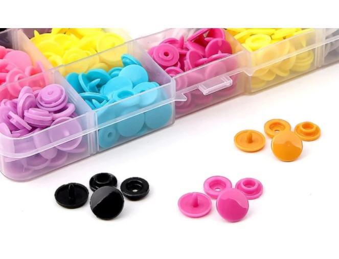 Įmušamos, plastikinės spaudės 12mm | 150vnt