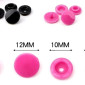 Įmušamos, plastikinės spaudės 12mm | 150vnt pristatymas per 1-4 d.d.