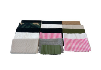 Įvairių medvilninių audinių likučių rinkinys Nr.109