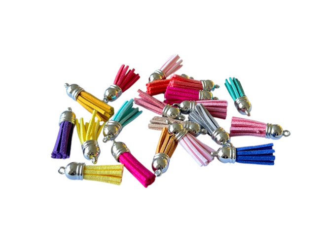 Faux leather tassels 35mm. No.4