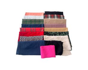 Dress fabric remnants set No 86 Dress fabric remnants set No 86