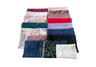 Dress fabric remnants set No 86