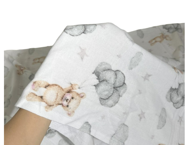 Flanelė Meškiukai ir balionai pigiau