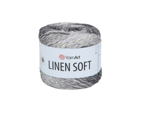 YarnArt Linen Soft 7406 Juoda pilka YarnArt Linen Soft 7406 Juoda pilka