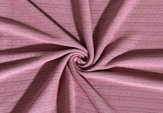 Pointelle cotton Ash pink