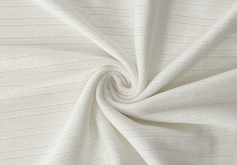 Pointelle cotton Ekru