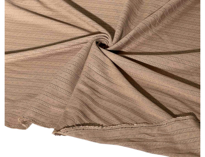 Pointelle Cotton Beige pigiau