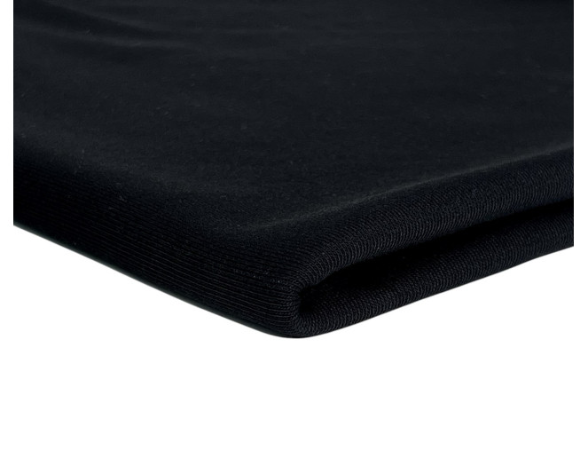 Trisiūlis kilpinis trikotažas Juodas