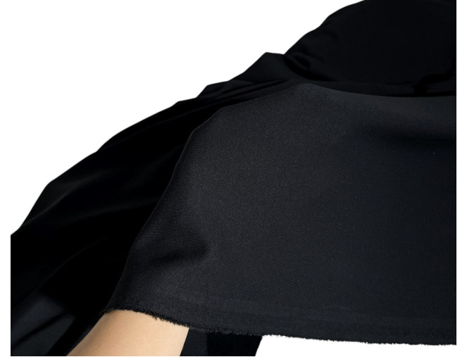 Trisiūlis kilpinis trikotažas Juodas internetu