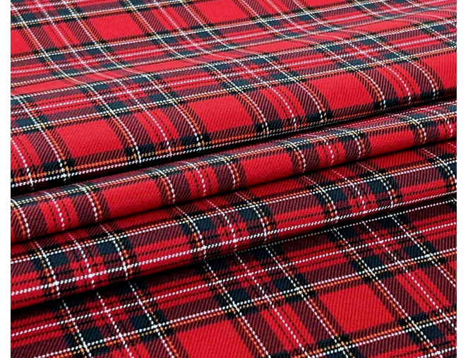 Languotas audinys su elastanu Raudonas pigiau