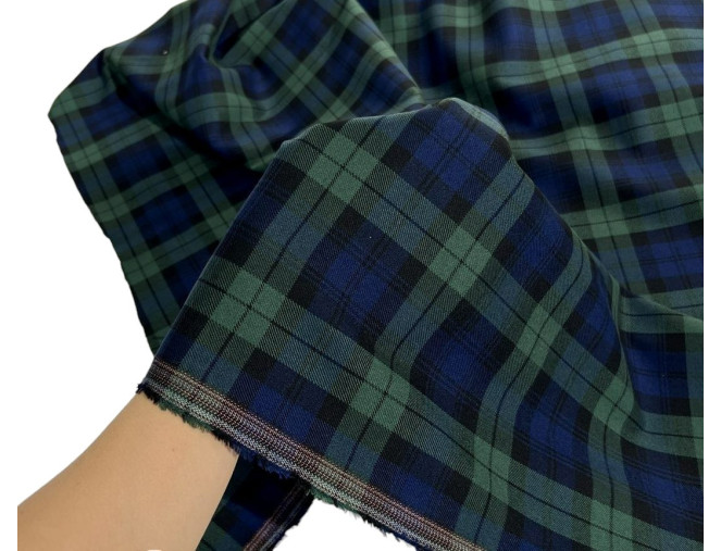 Woven fabric dark blue internetu