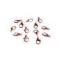 Užsegimas - užbaigimo detalė 12 x 6mm Rose Gold