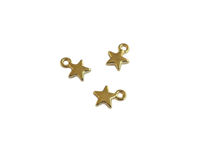 Inserts Flower 9mm 20pcs Darkened nickel