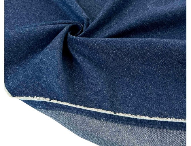 Džinsinis audinys Tamsiai mėlynas pigiau