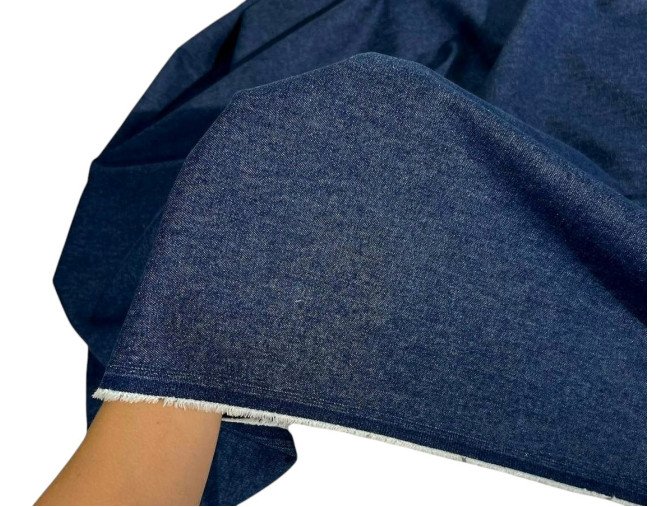 Džinsinis audinys Tamsiai mėlynas internetu