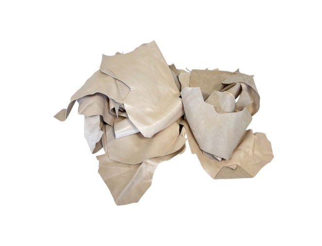 Set of natural leather scraps No. 21 | 0.536 kg.
