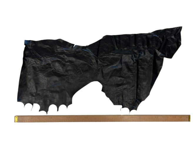 Genuine leather for handicrafts Dark silver