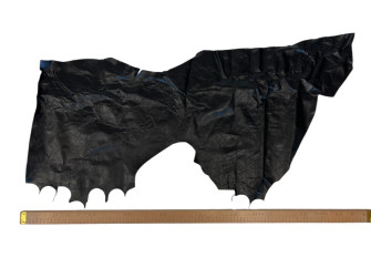 Genuine leather for handicrafts Dark silver