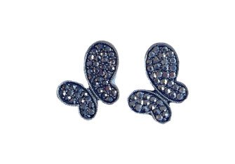 Earrings Round crystals