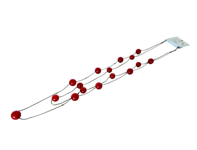 Kaklo papuošalas Raudonas