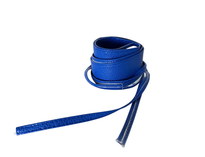 Faux leather belt Red