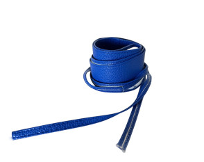 Faux leather belt Red