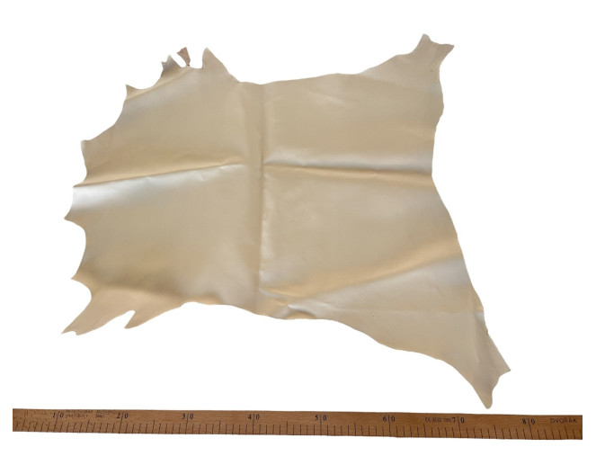 Natural leather White