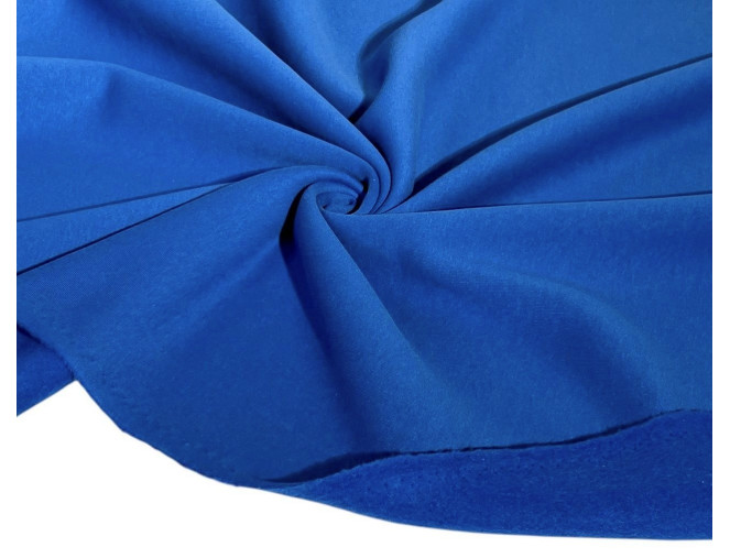 Trikotažas su pūkeliu Rugiagėlės mėlyna pigiau