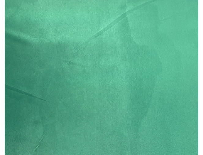 Storesnis atlasinis audinys su elastanu Žalias BROKUOTAS internetu