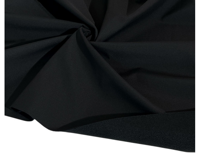 Softshell fabric Black pigiau