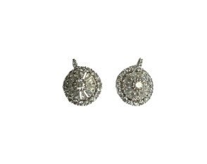 Earrings Round crystals