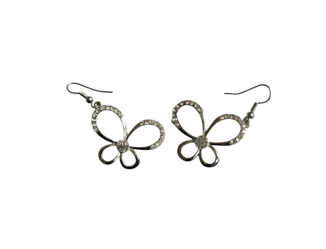 Earrings Round crystals