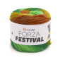 Yarn Art Forza Festival 2907 Žalia/ruda